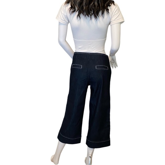 Cache Cropped Sailor Jeans - Picture 3 of 16